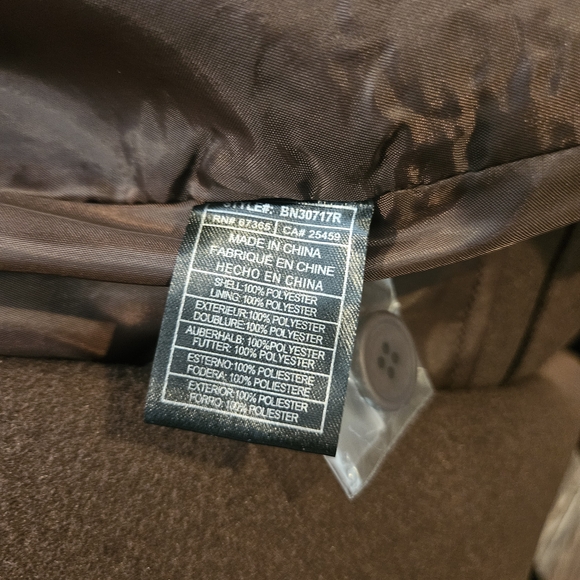 Steve Madden Chocolate Brown Coat - Picture 6 of 6